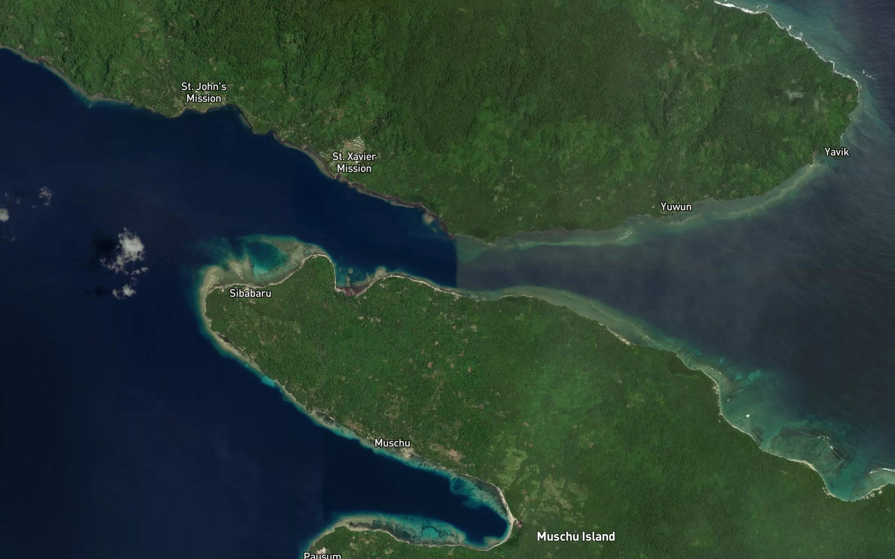 Satellite map of the Korunwon River