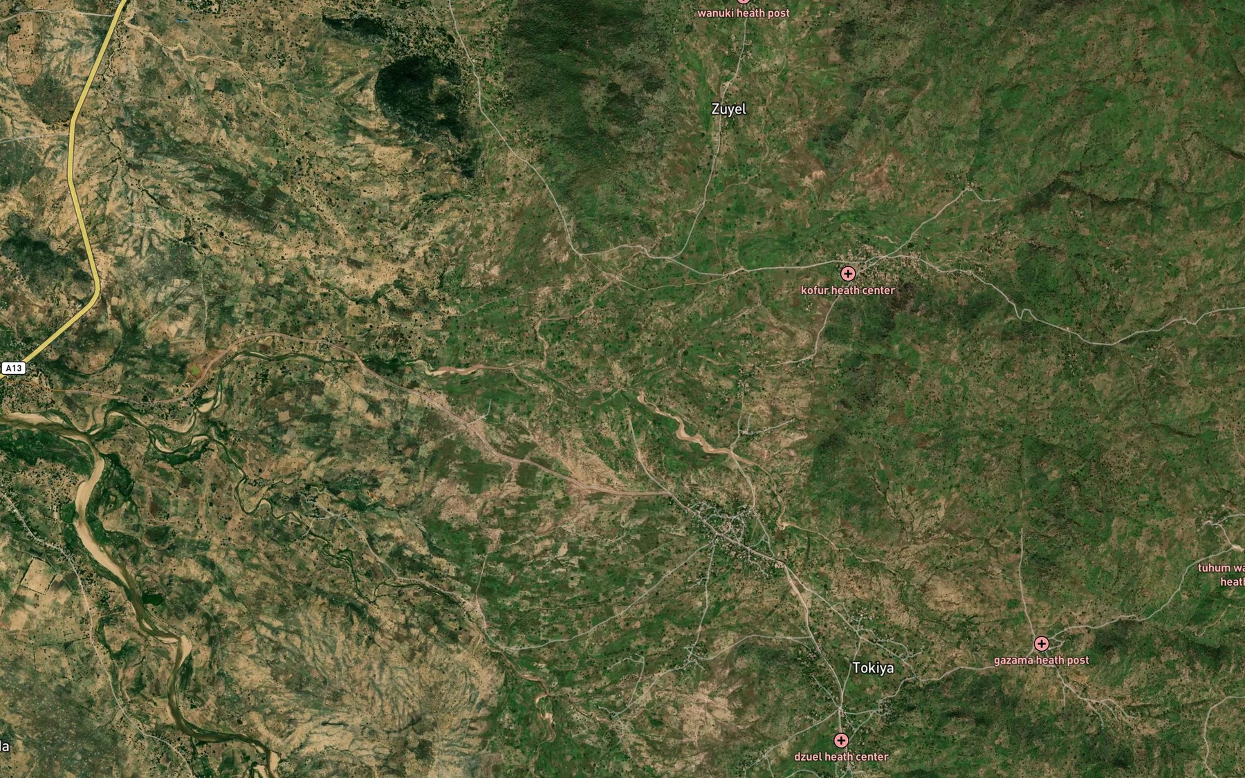 Satellite map of the Maiva Rafin