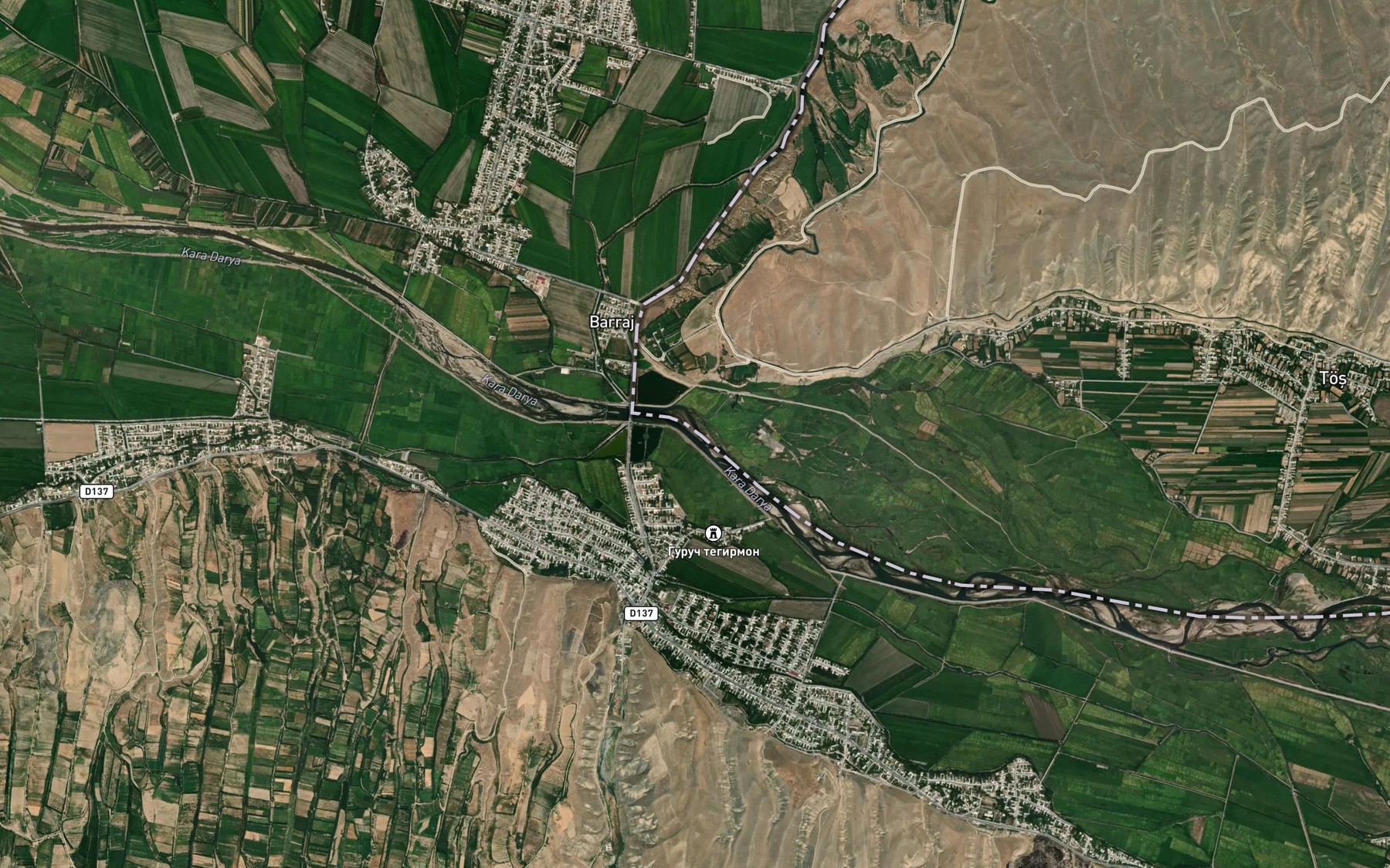Satellite map of the Karagunan