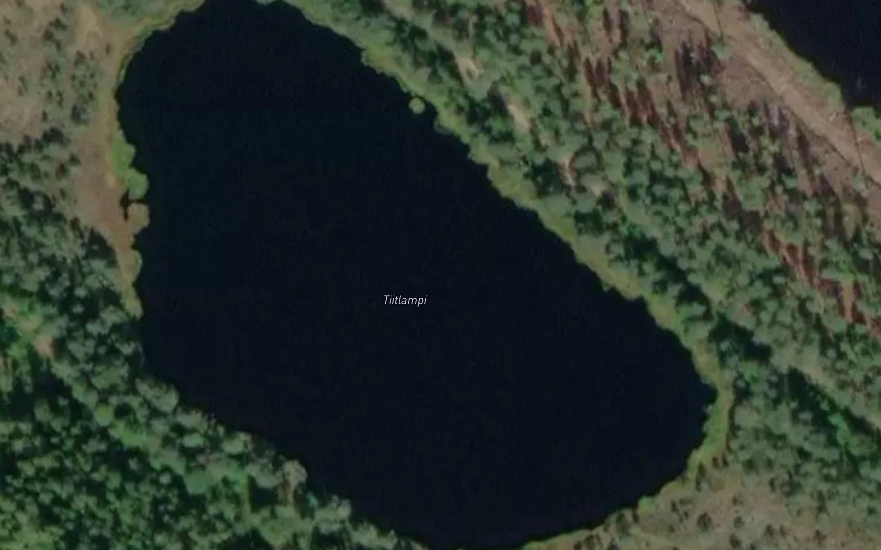 Satellite map of the Tiitlampi