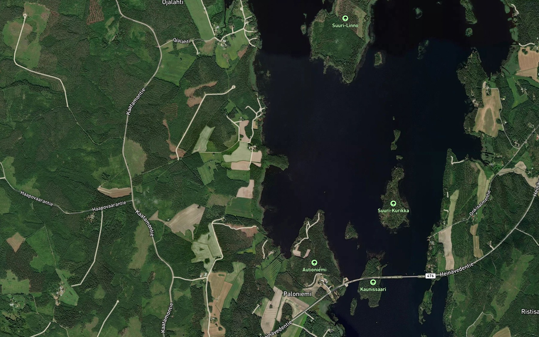 Satellite map of the Jorttaaninpuro