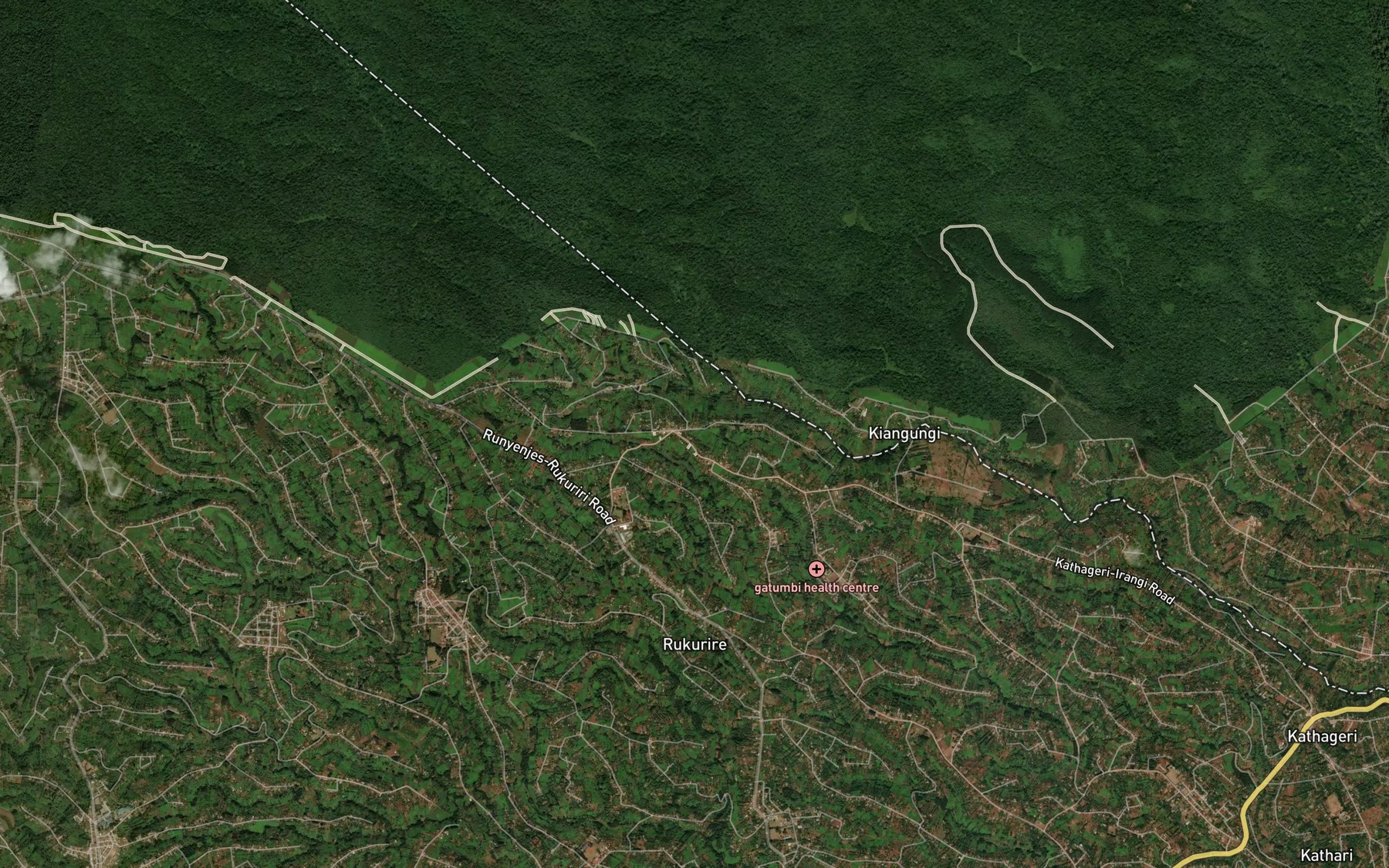 Satellite map of the Kambogo