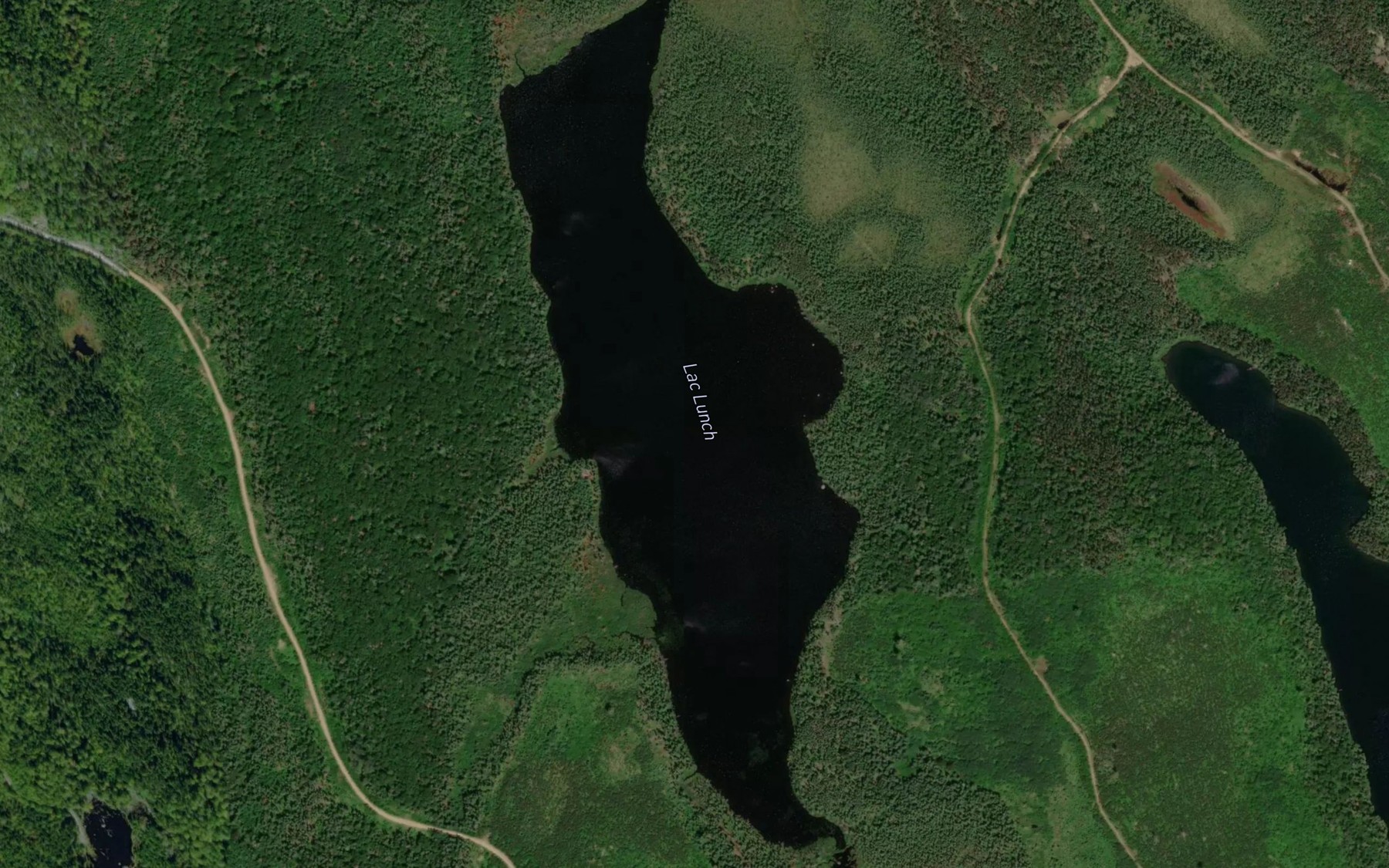 Satellite map of the Lac Lunch