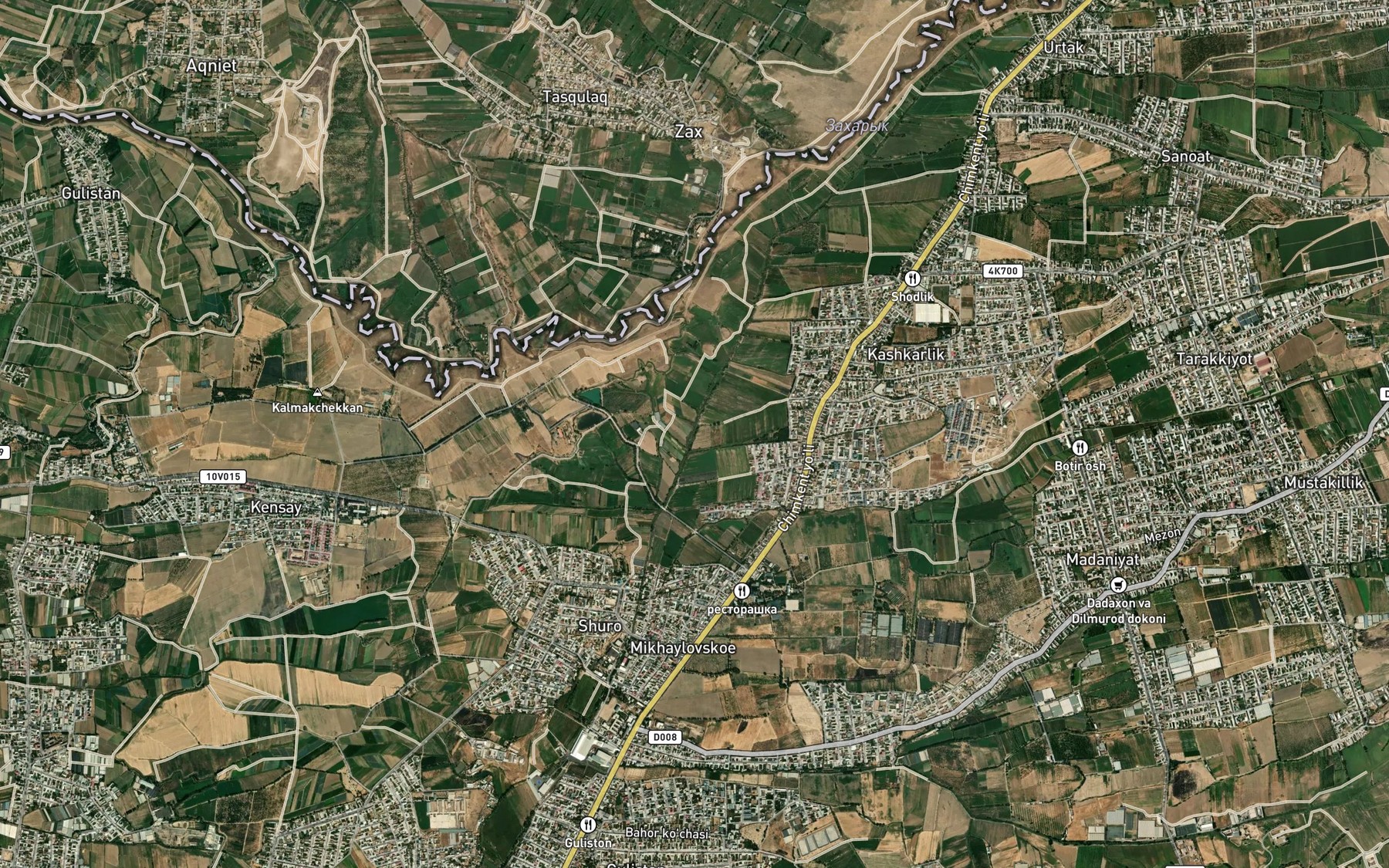 Satellite map of the Aryk Achchisaa