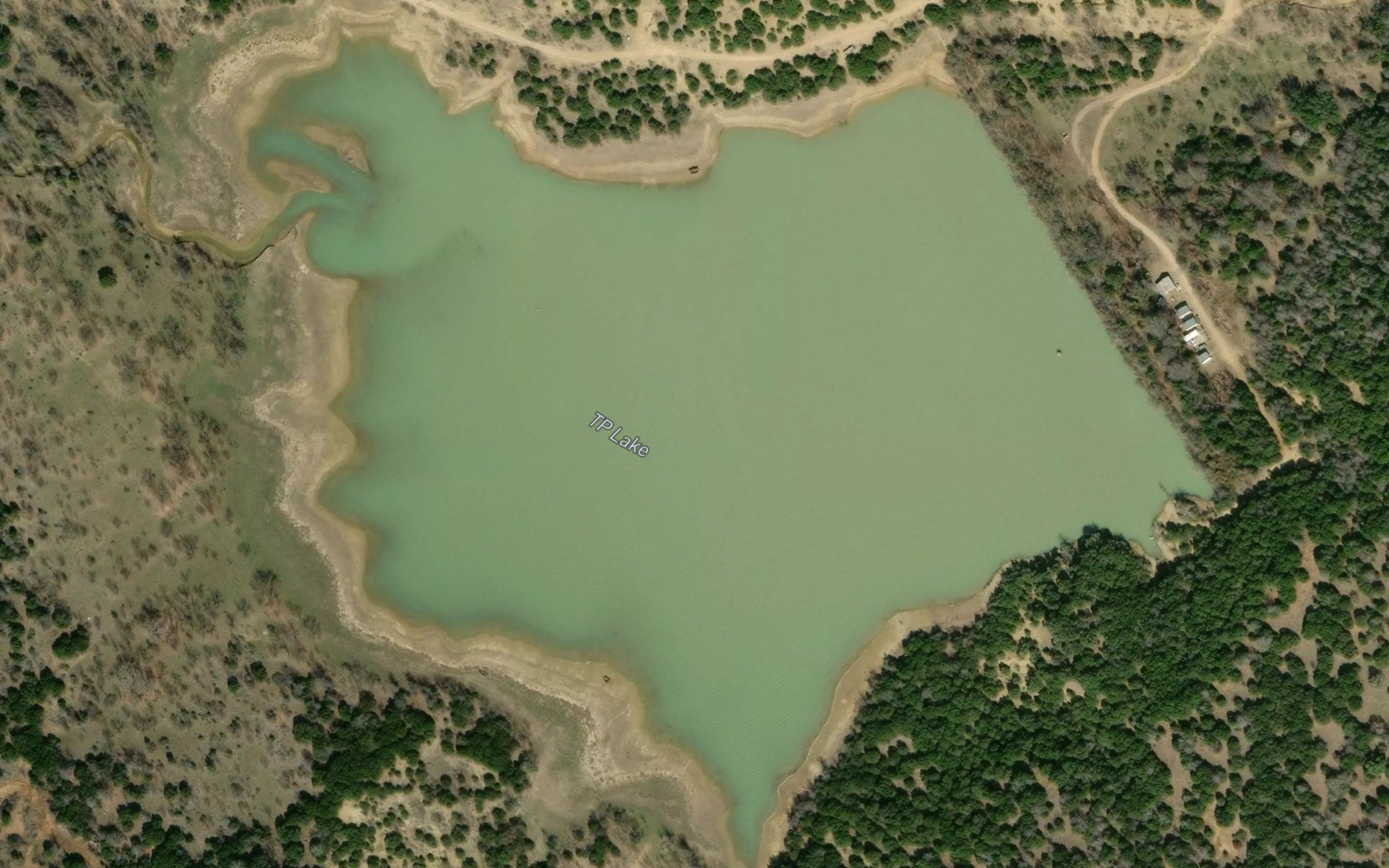 Satellite map of the T P Lake