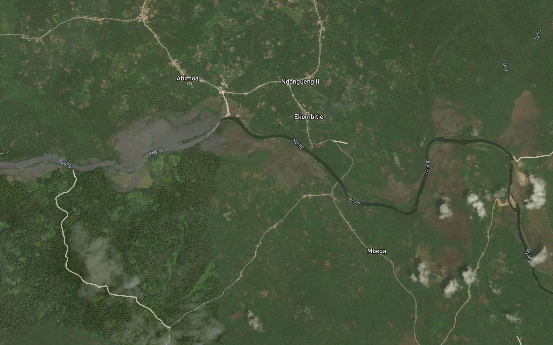 Satellite map of the Otoungoue