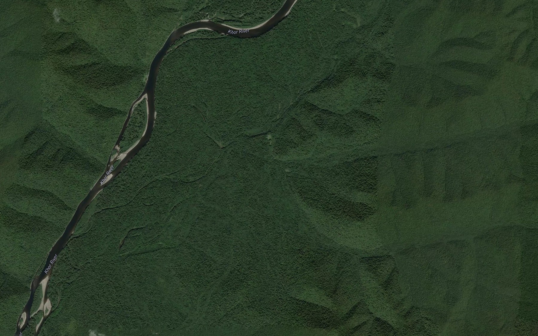 Satellite map of the Levyy Tandu