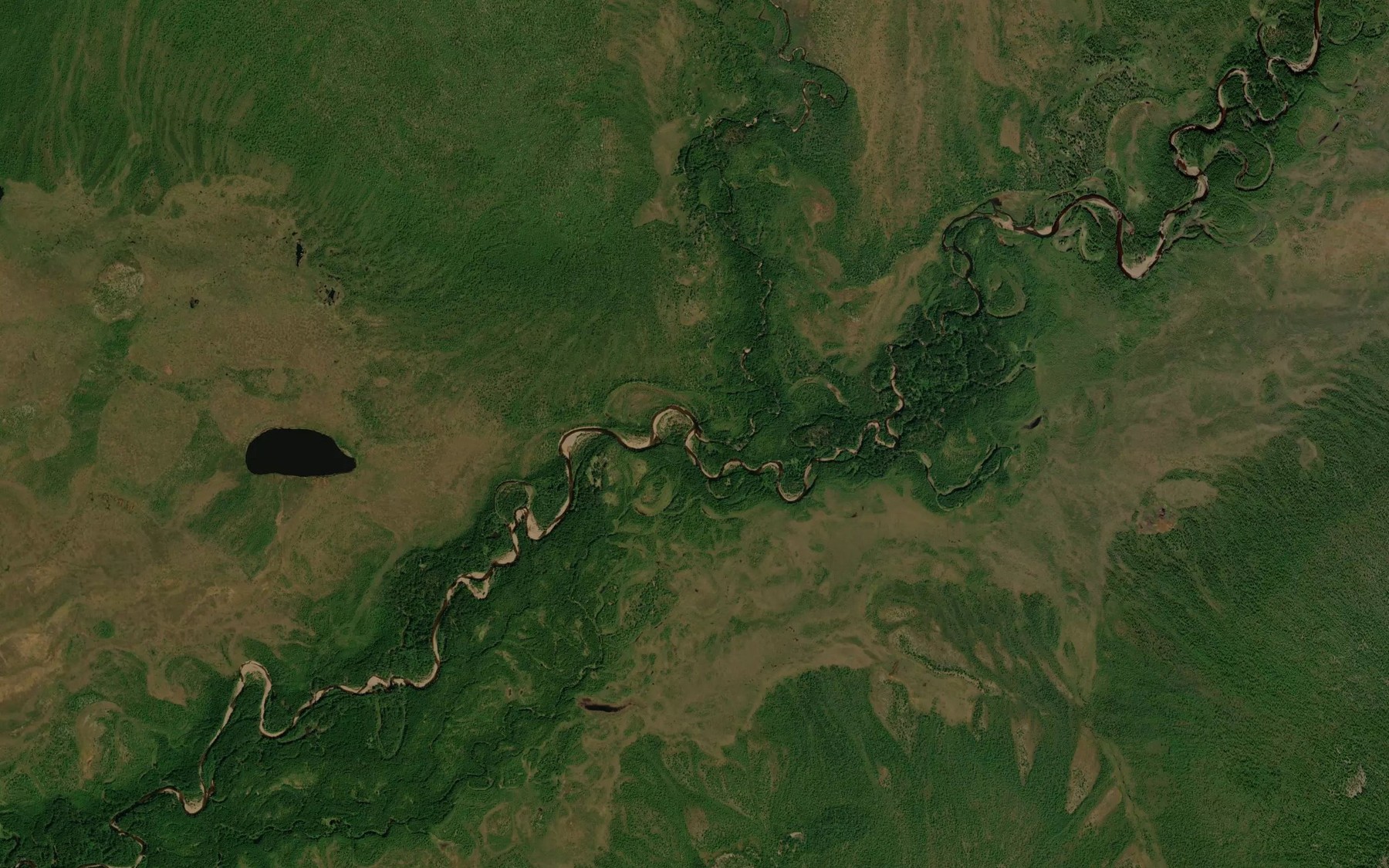 Satellite map of the Poterya