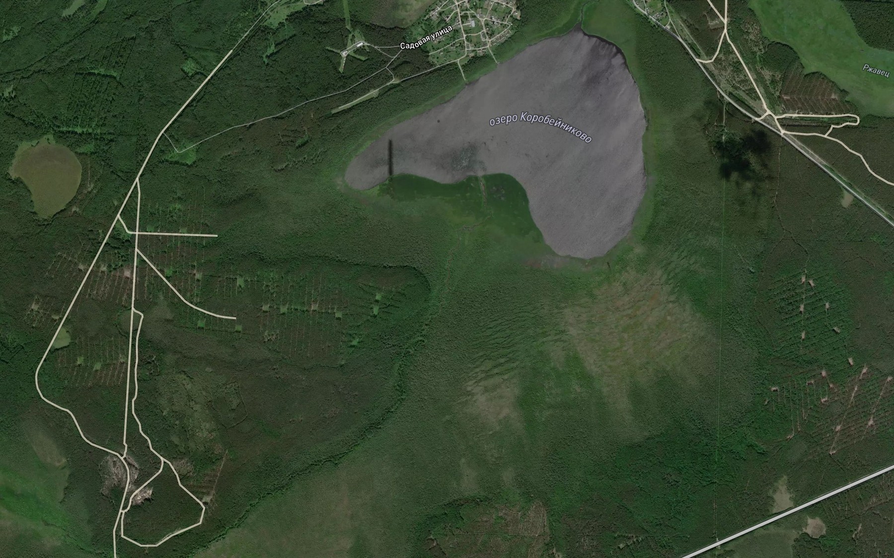 Satellite map of the Bataushka