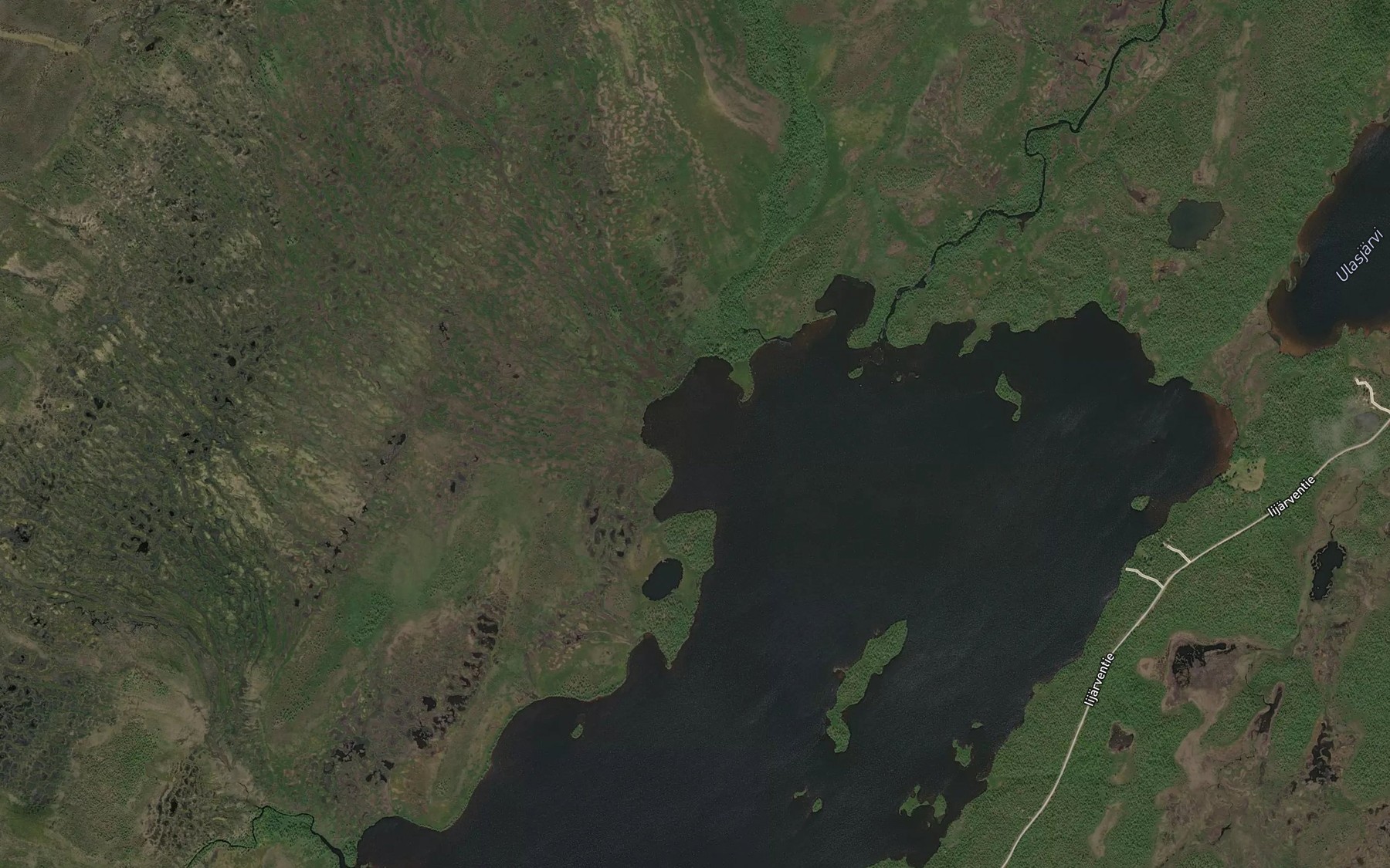 Satellite map of the Koskasiiluohta