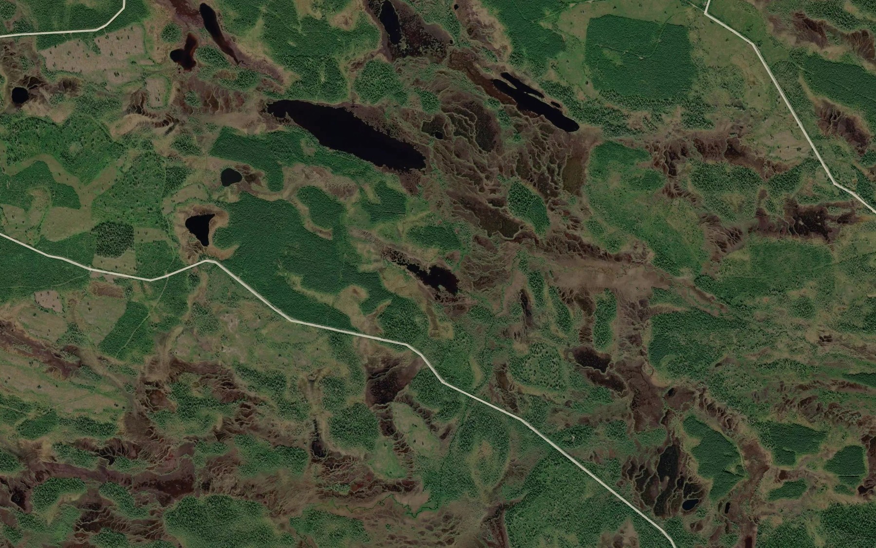 Satellite map of the Kuikkaojanlampi