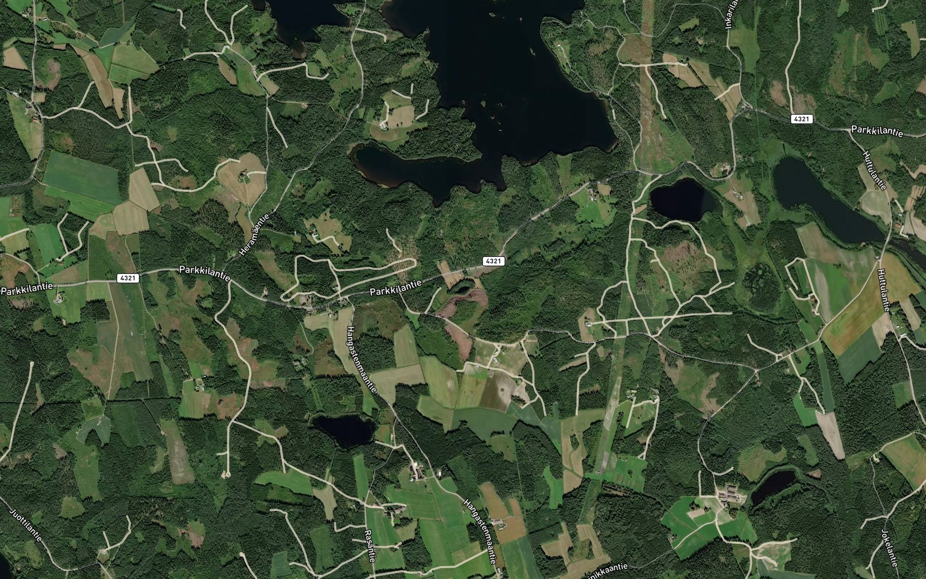 Satellite map of the Paaslampi