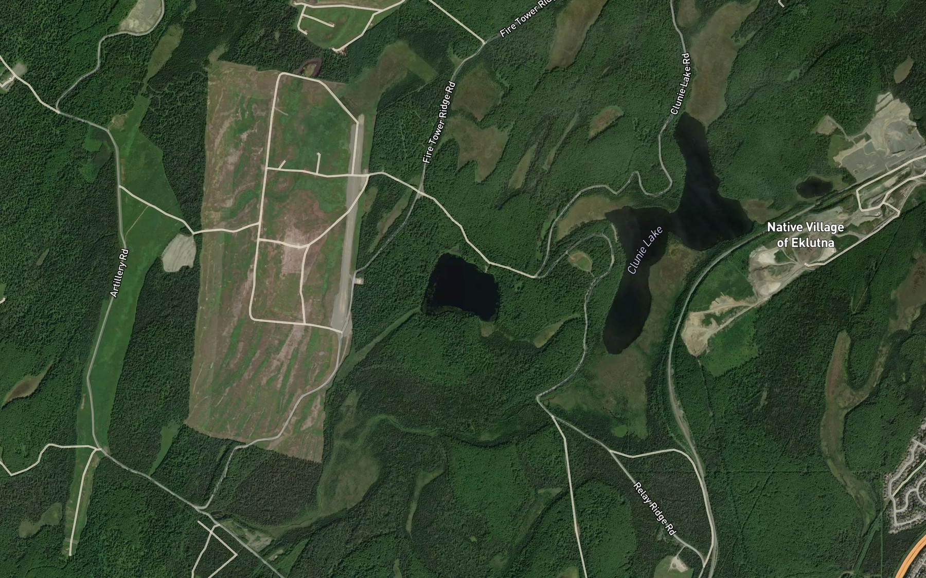 Satellite map of the Waldon Lake