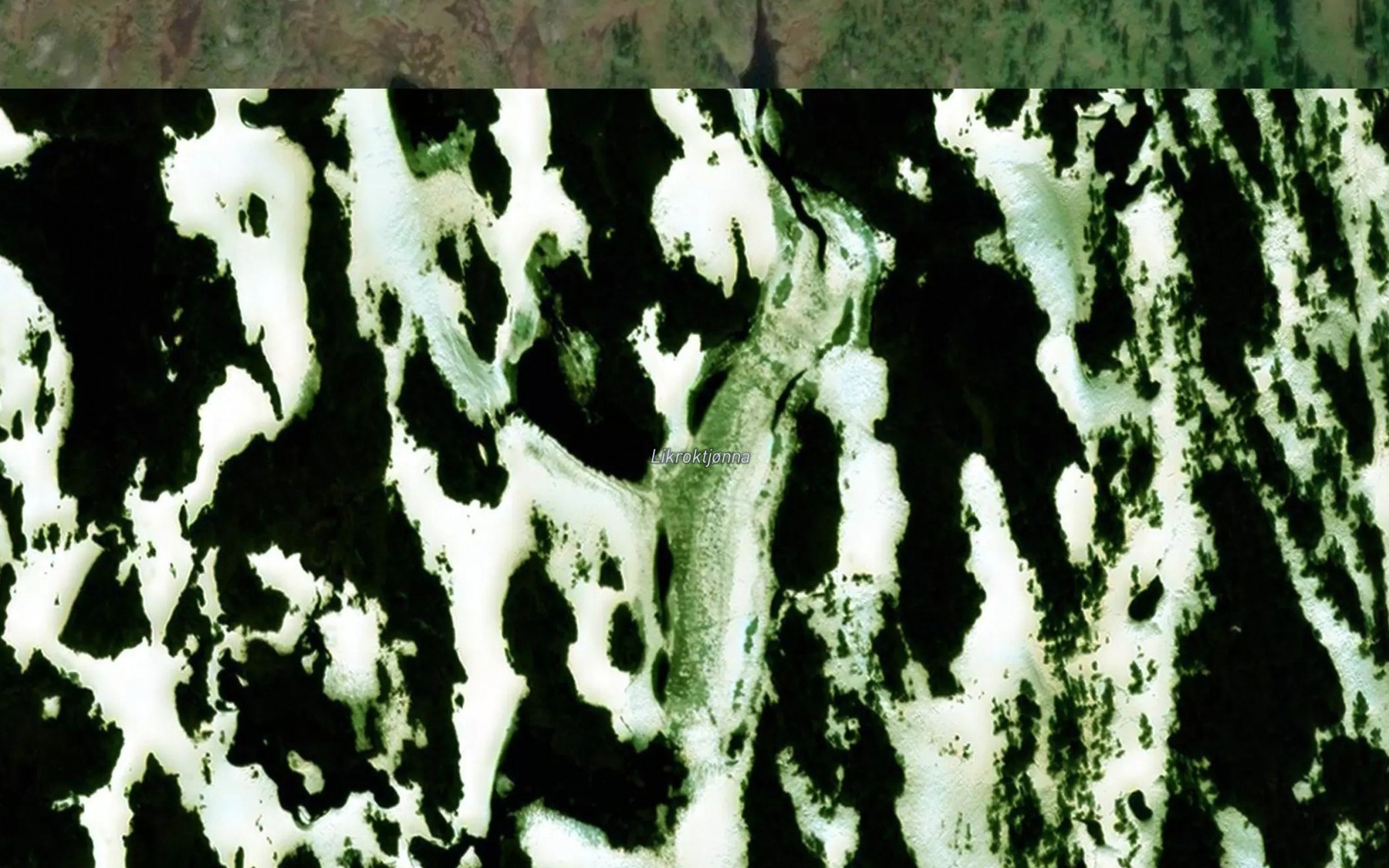 Satellite map of the Li-Kroktjorna