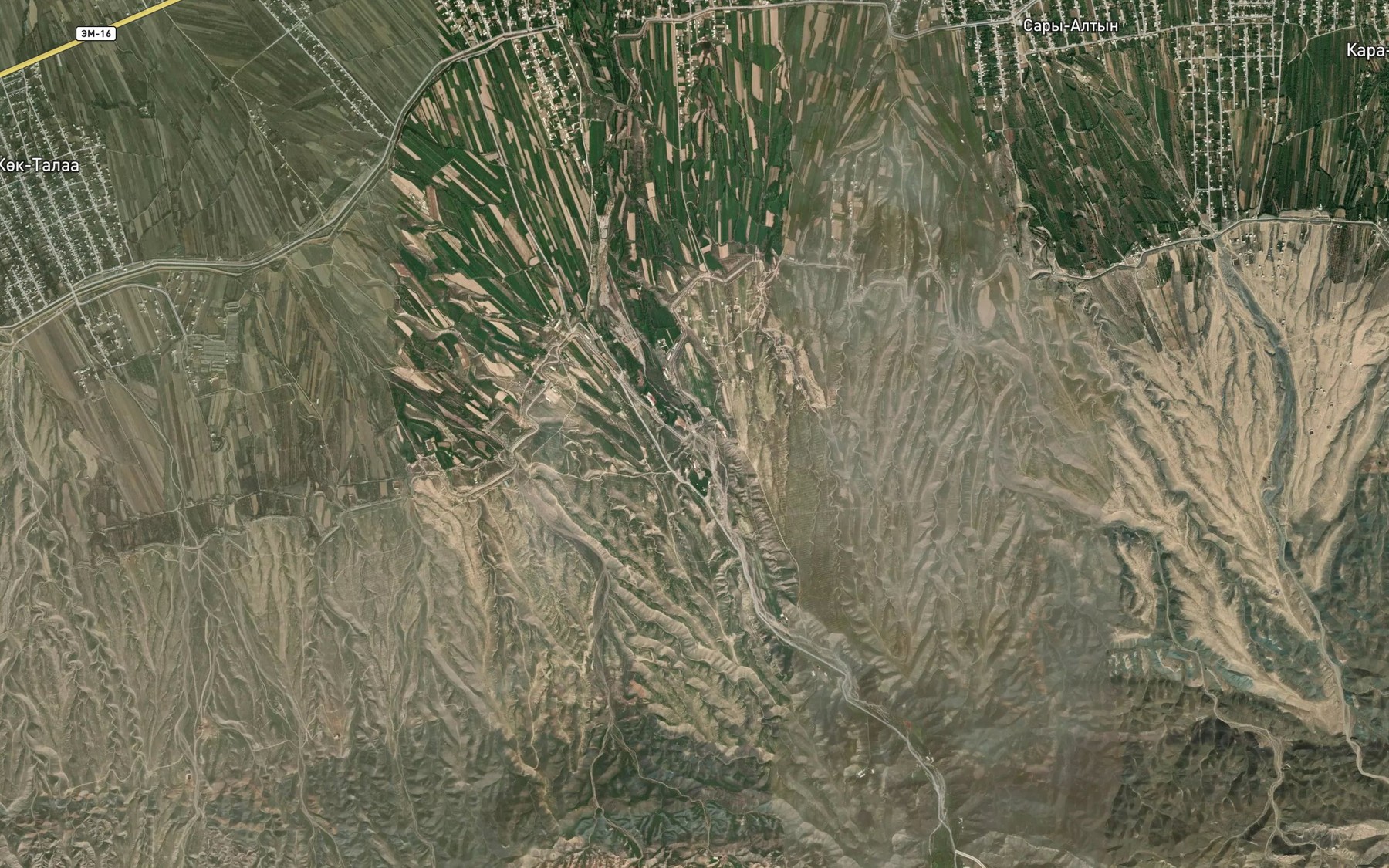 Satellite map of the Khodzhagair