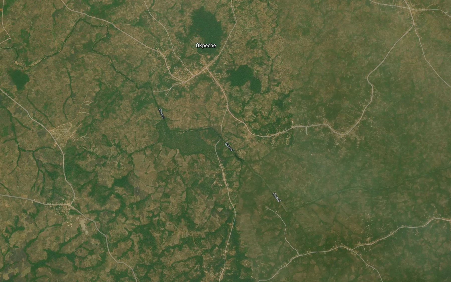 Satellite map of the River Otumchu