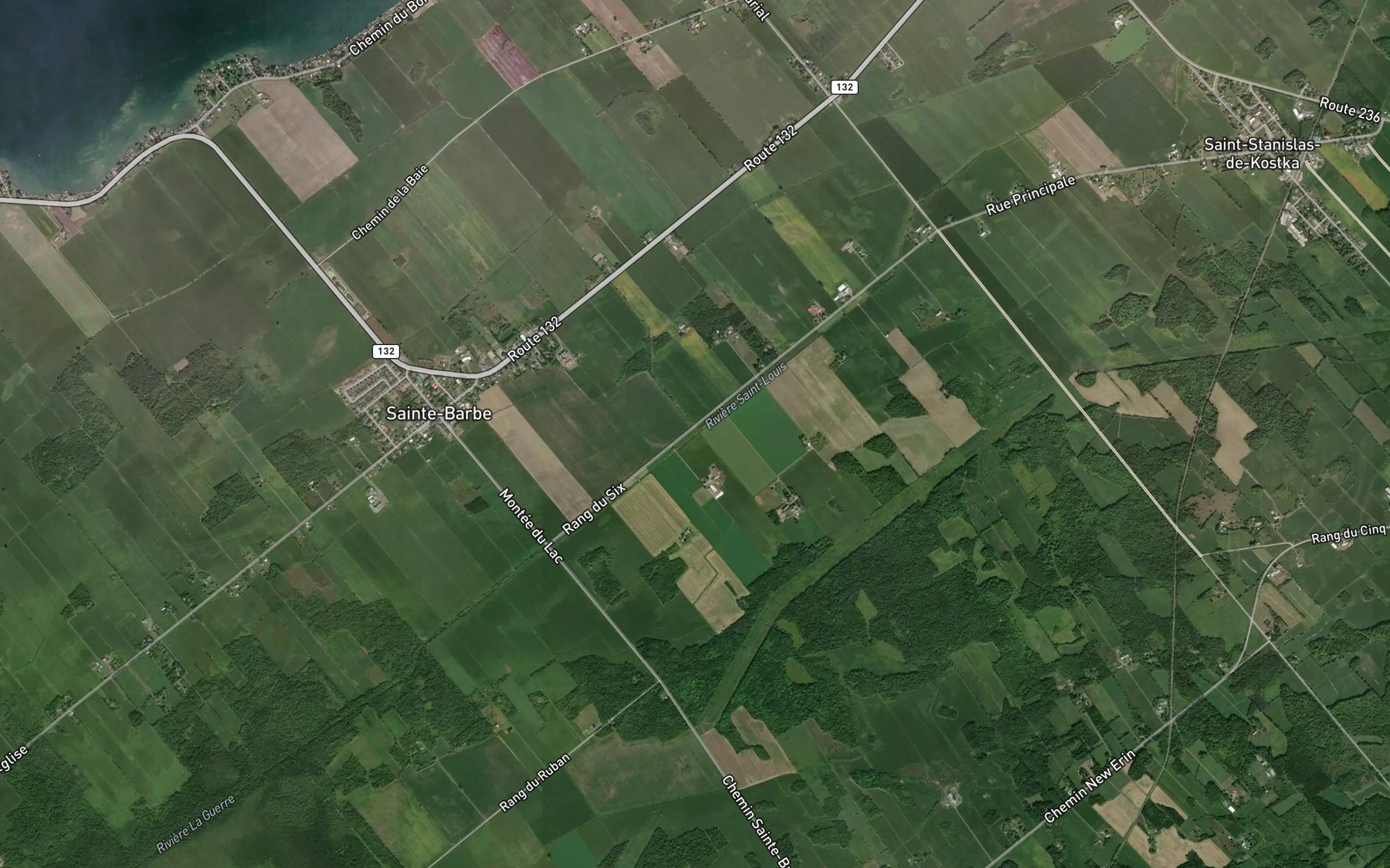 Satellite map of the Cours d'eau Lefebvre