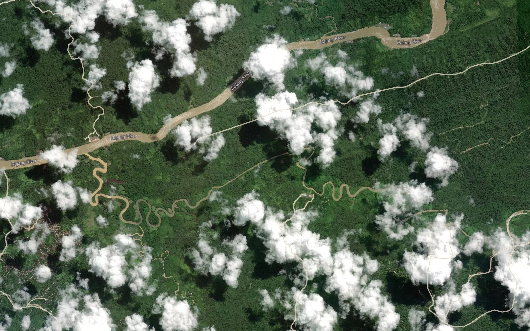 Satellite map of the Sungai Batan