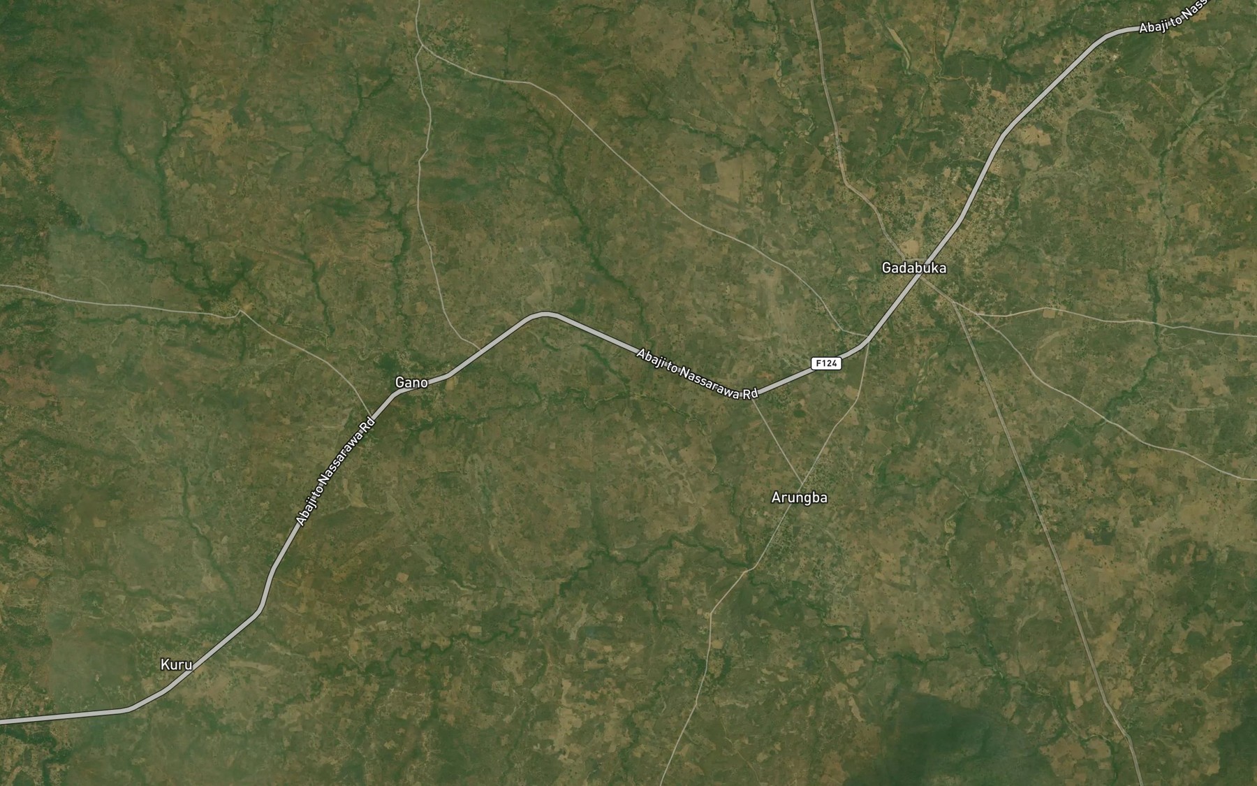 Satellite map of the WarakatanaStream
