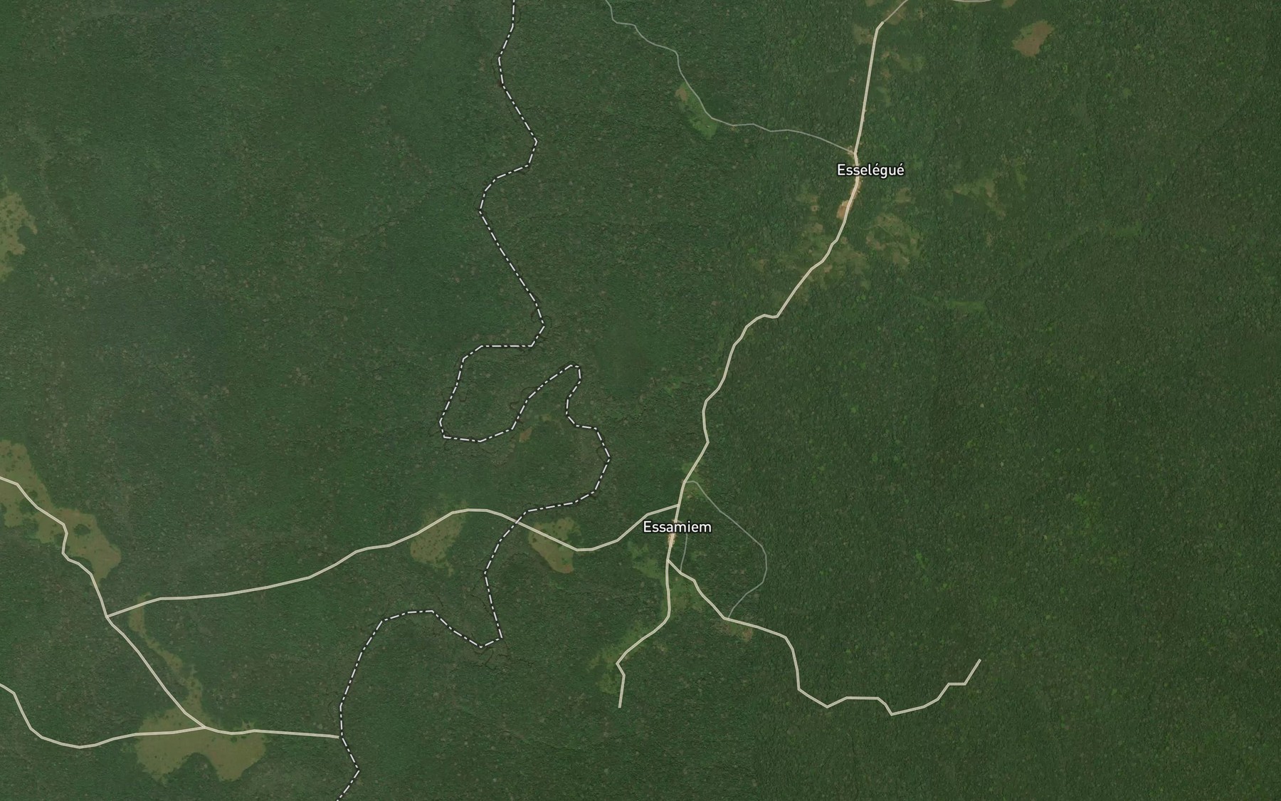 Satellite map of the Paka