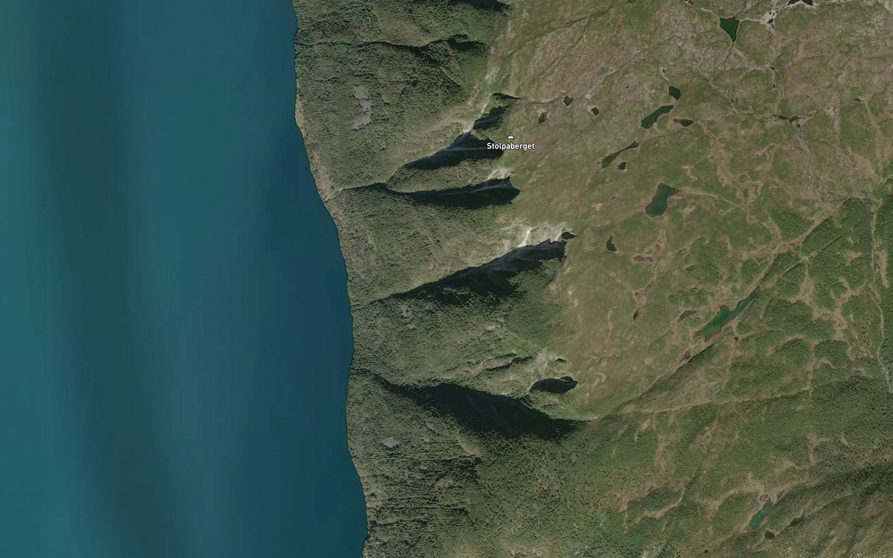 Satellite map of the Vaterauvi