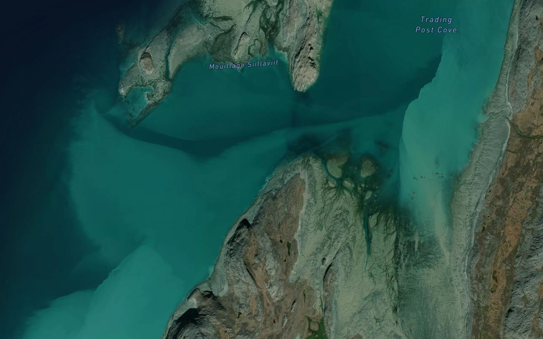 Satellite map of the Passe Ikirasaq