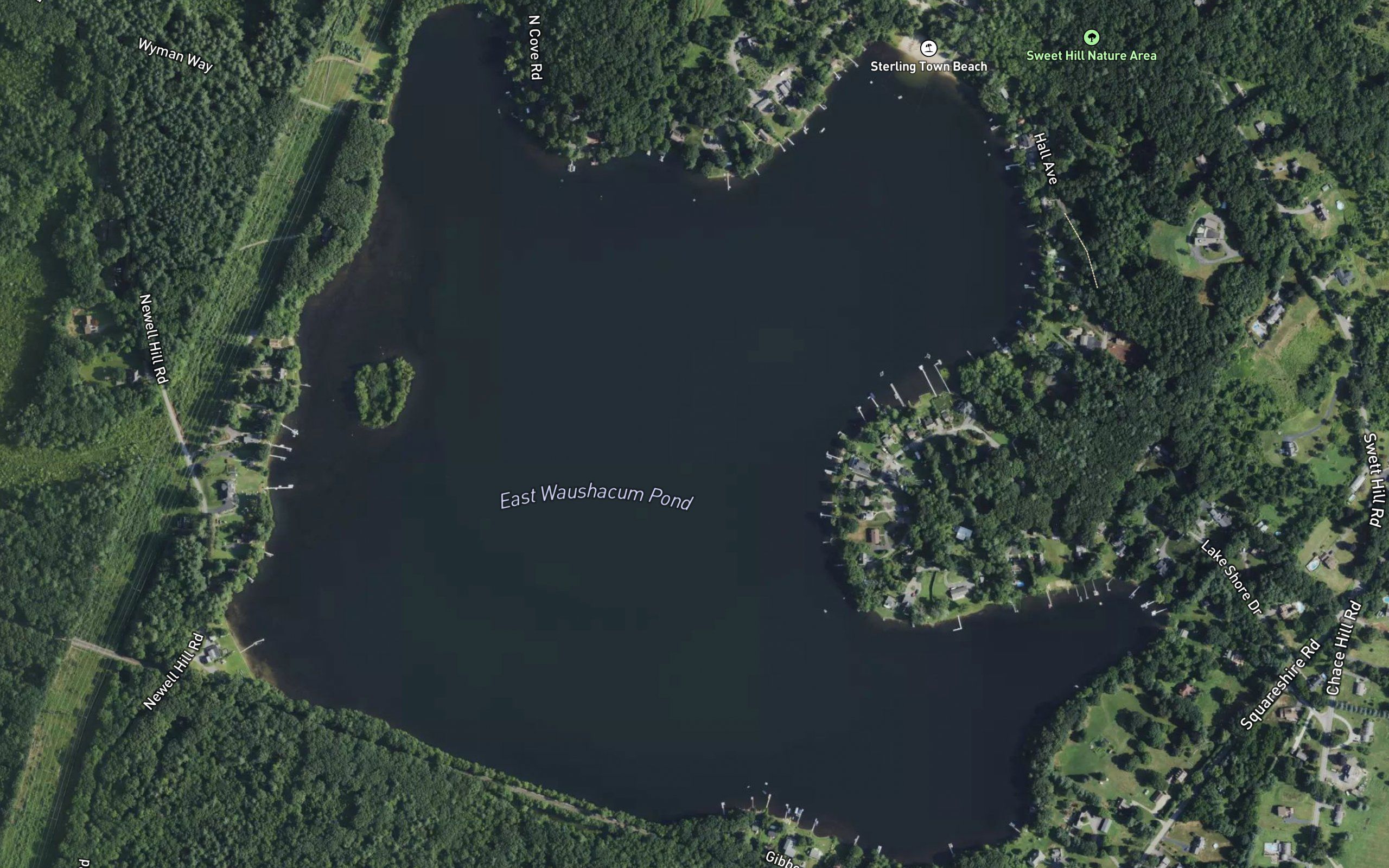 East Waushacum Pond