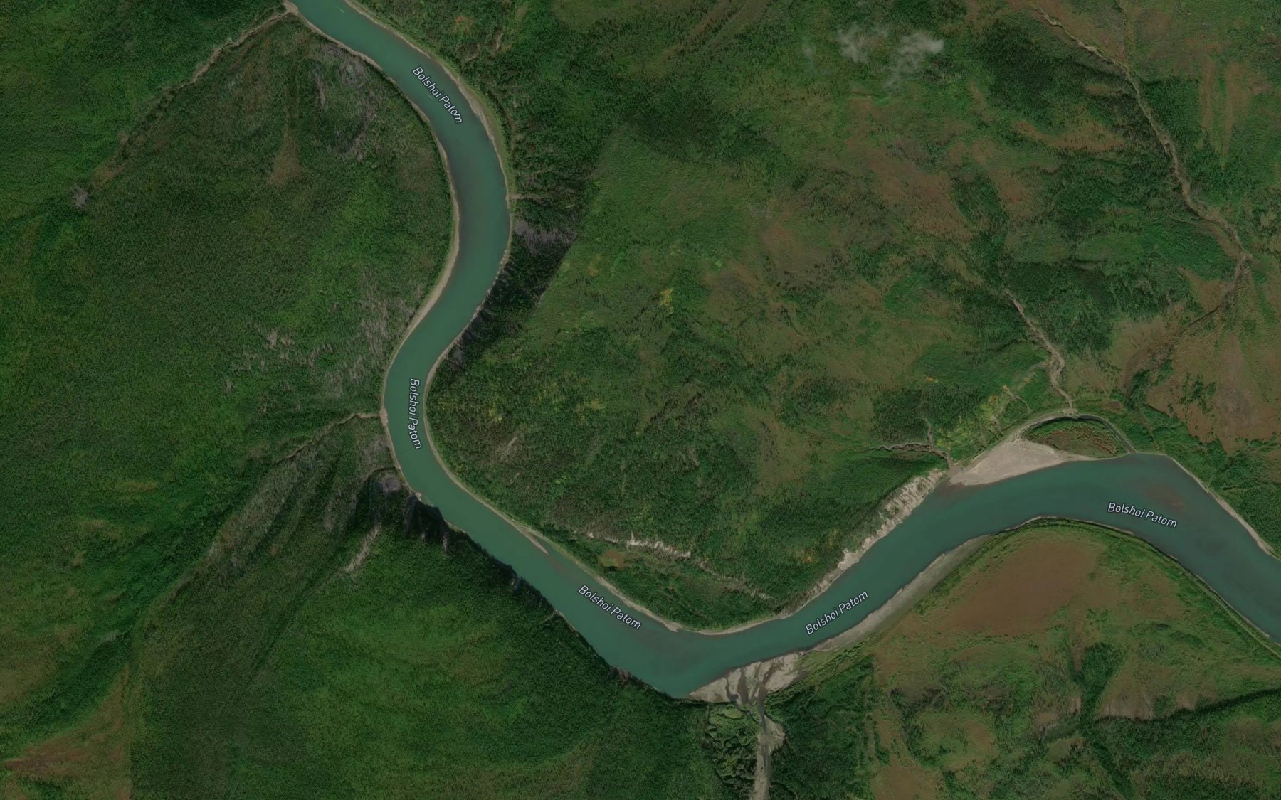 Satellite map of the Derbedyange