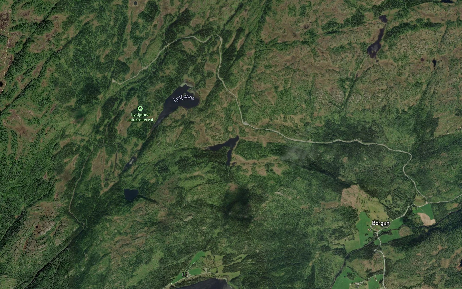 Satellite map of the Trekvisla