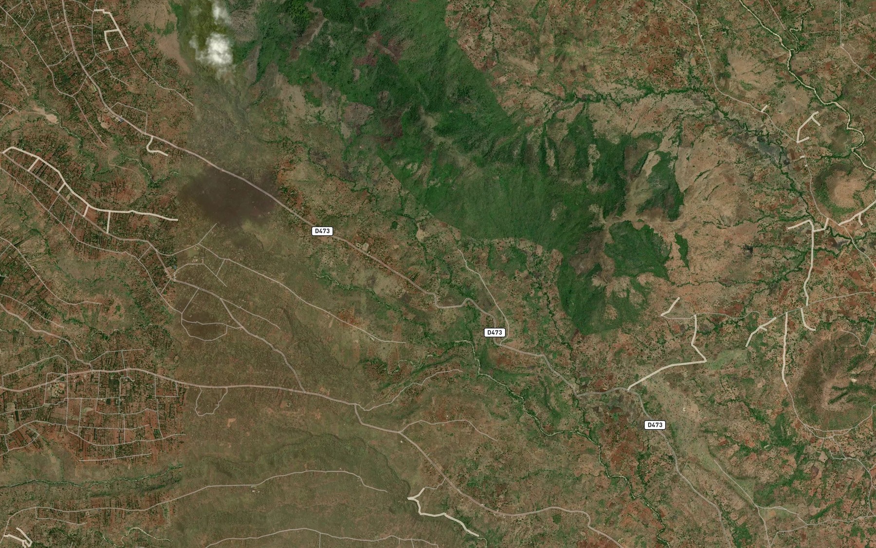 Satellite map of the North Mara