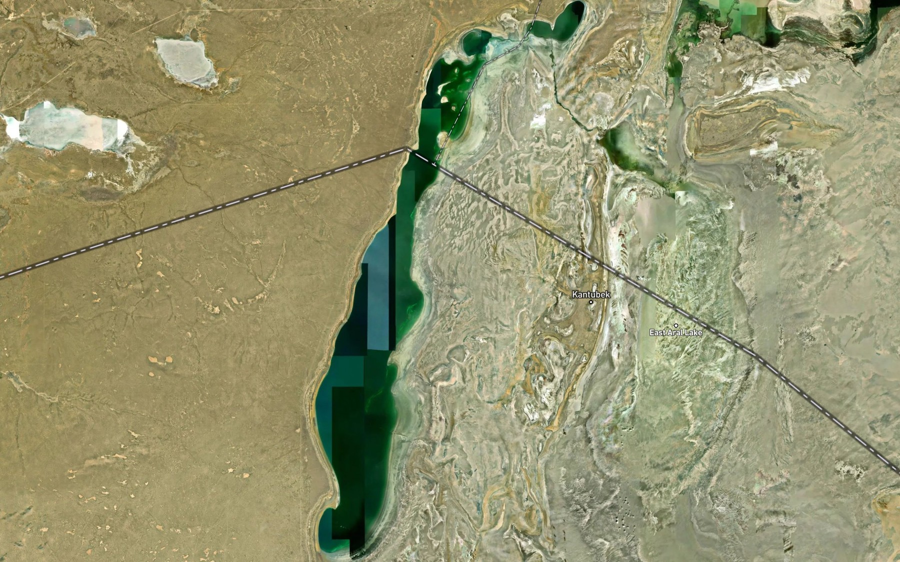 Satellite map of the Ozero Kutan-bulak