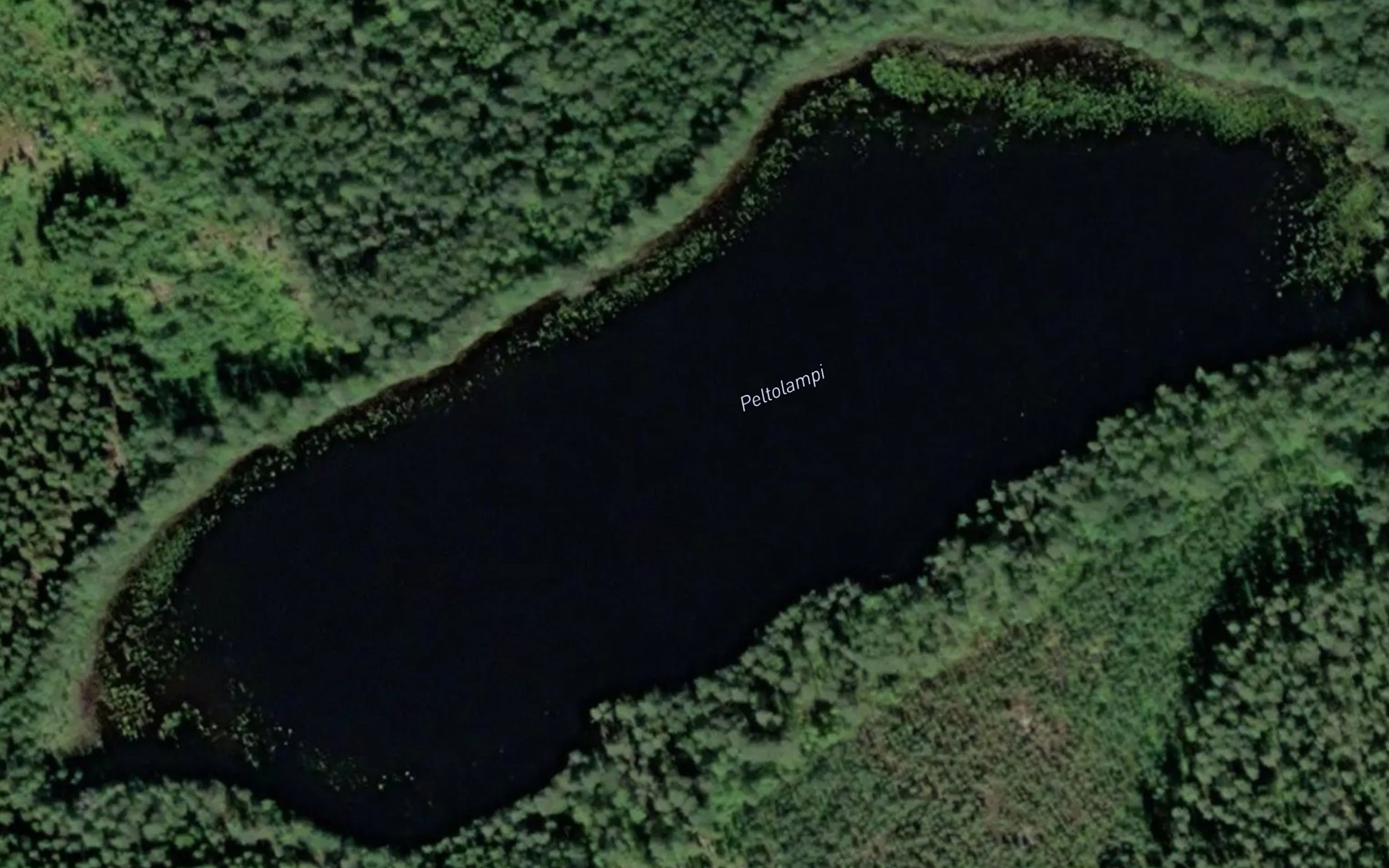 Satellite map of the Peltolampi