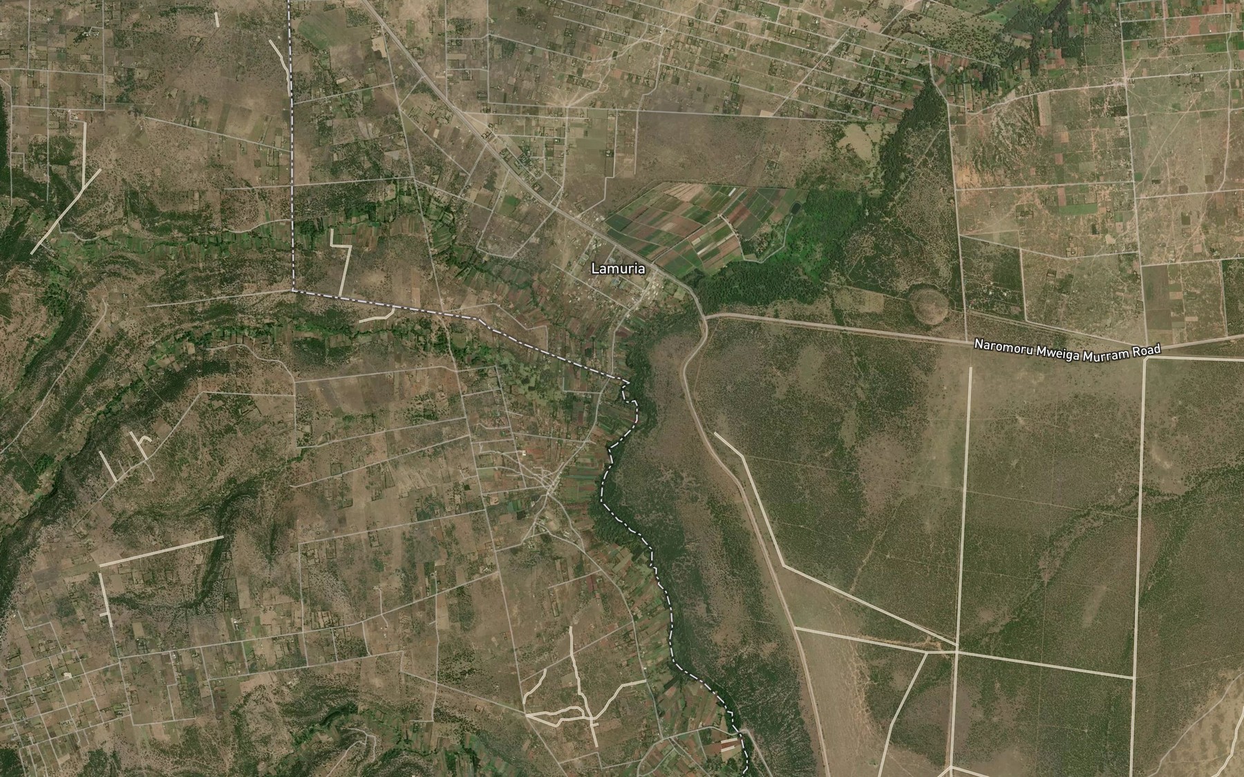 Satellite map of the Karuthingitu