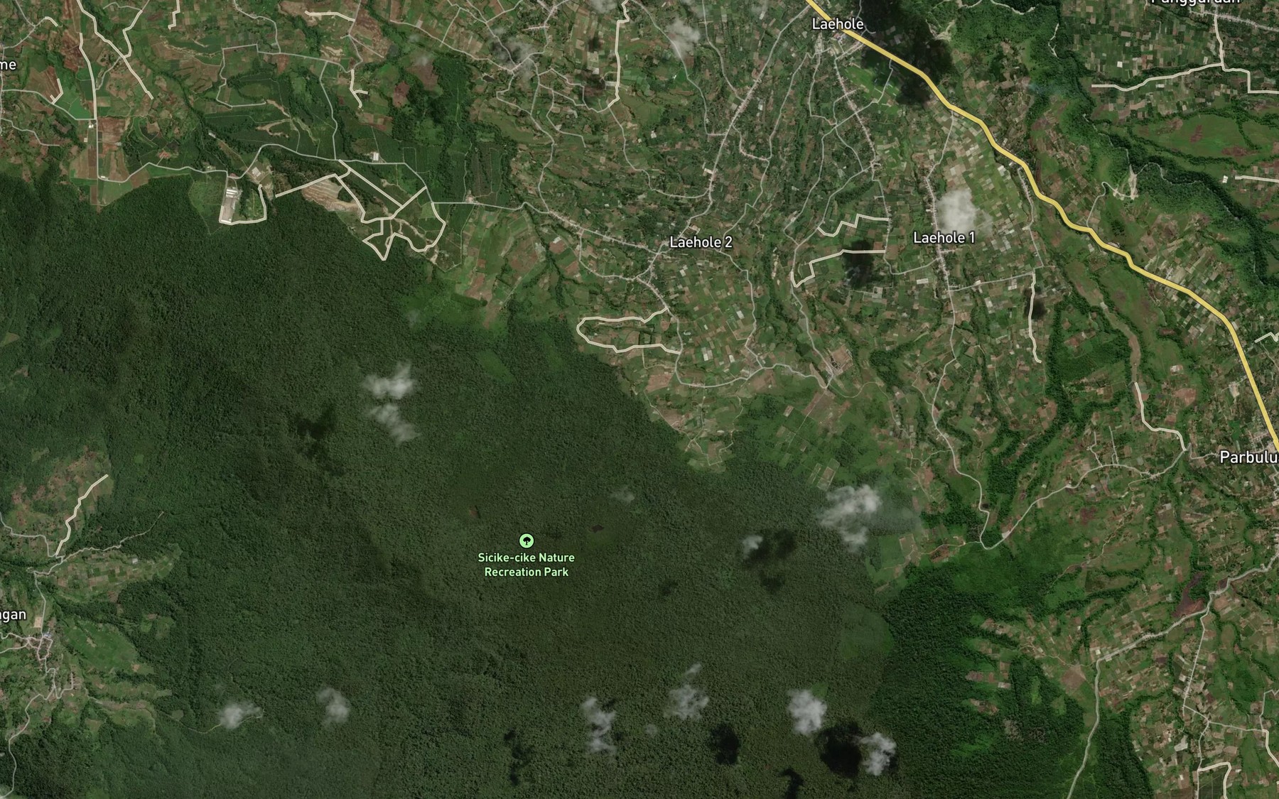 Satellite map of the Lae Pendarah