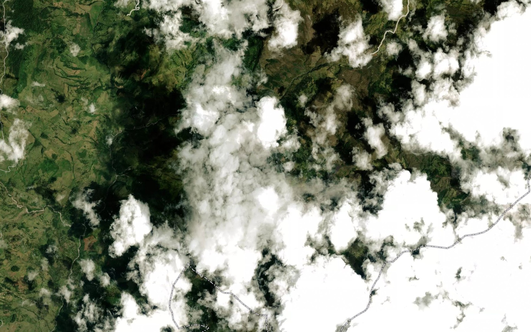 Satellite map of the Rio Sisbaca