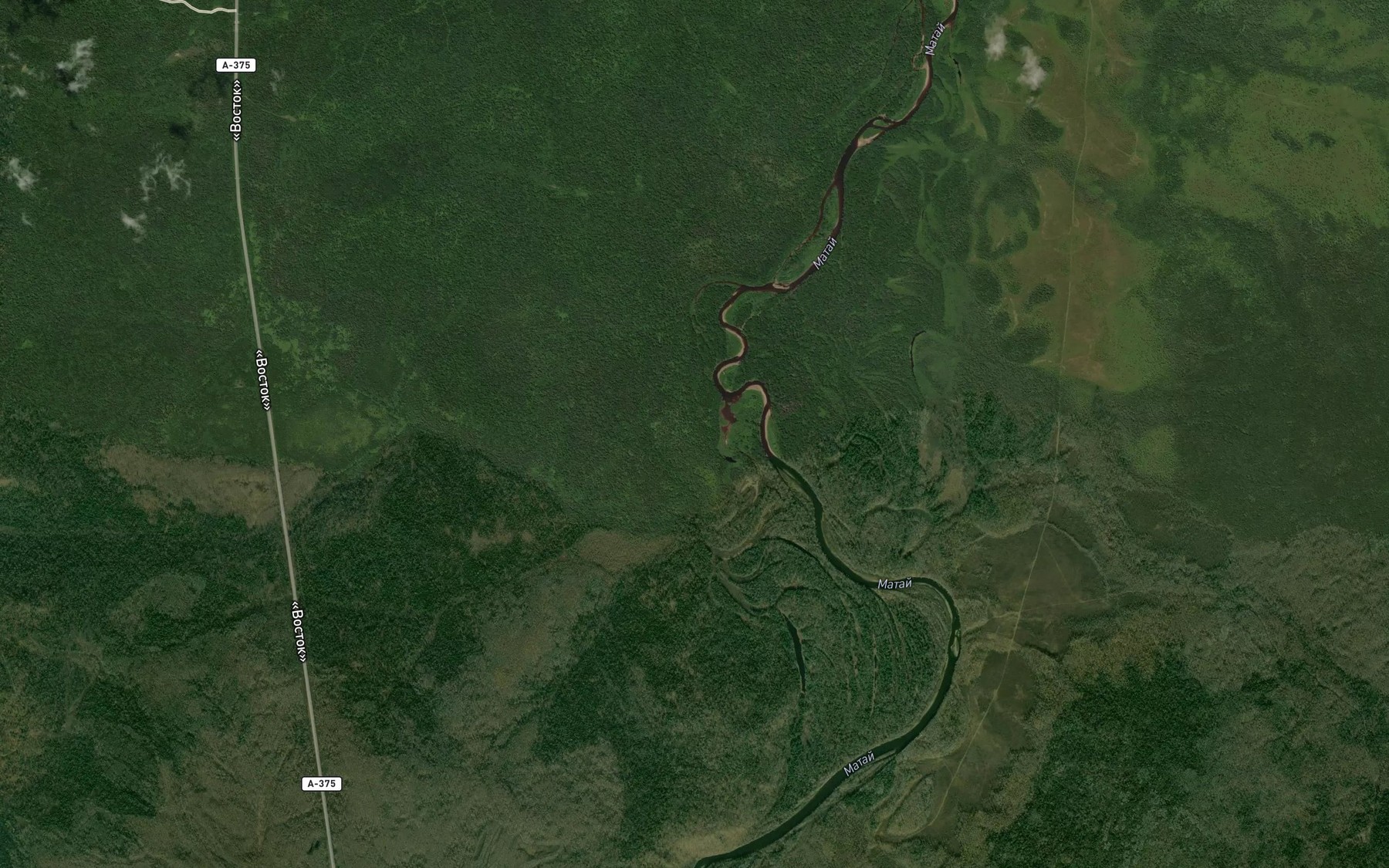 Satellite map of the Molennyy
