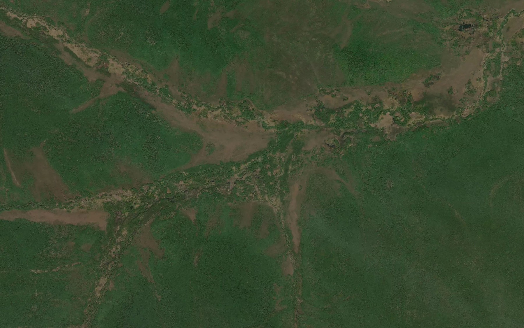 Satellite map of the Yuzhnyy