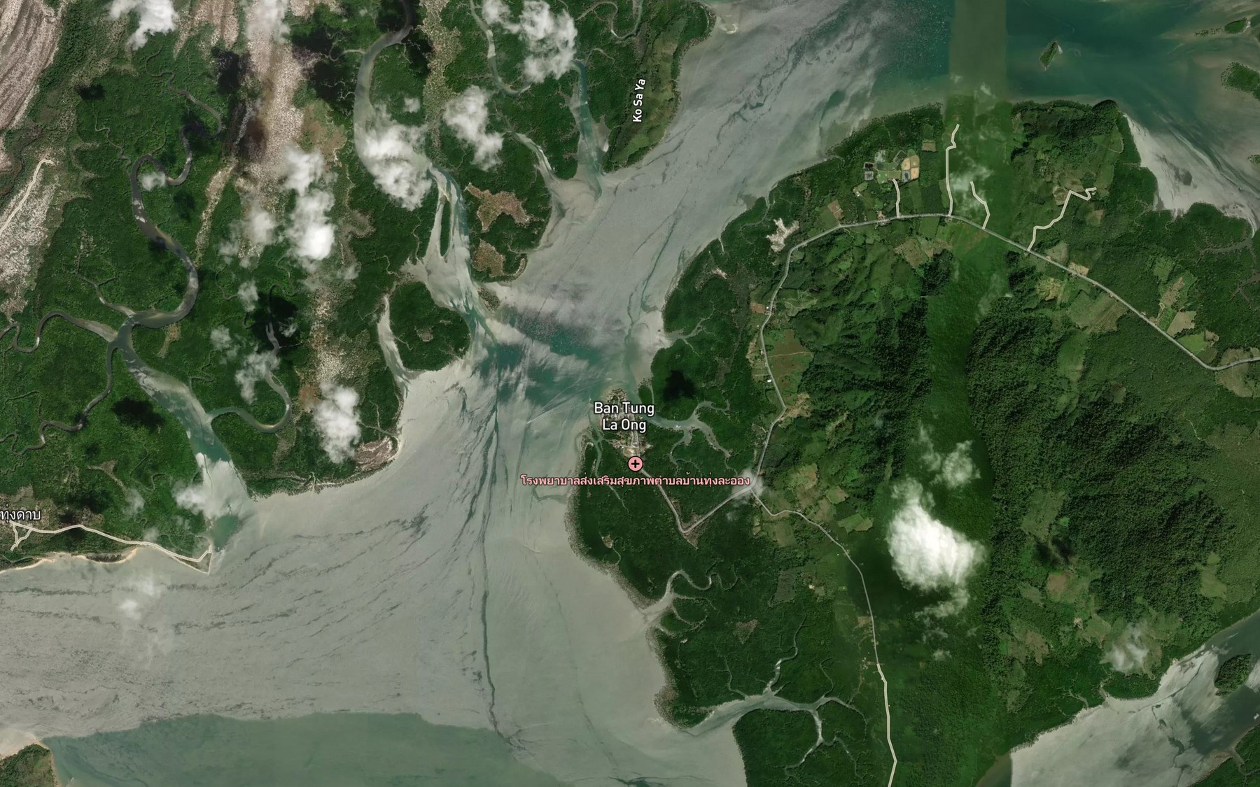 Satellite map of the Khlong Thung La-Ong