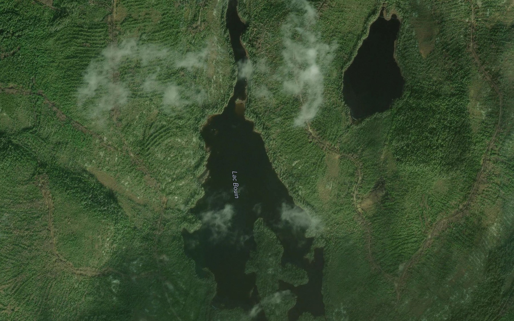 Satellite map of the Lac Bouin