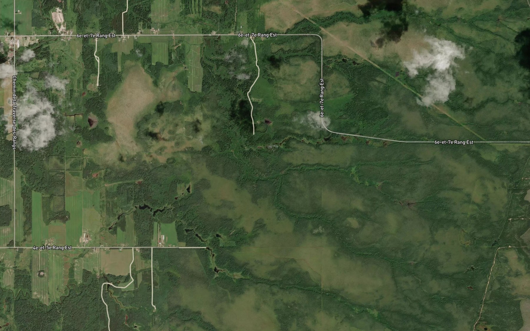 Satellite map of the Branche Nord de la Riviere Martel