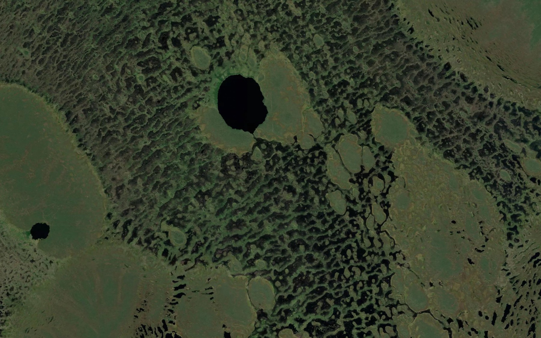 Satellite map of the Ozero Bolotnoye