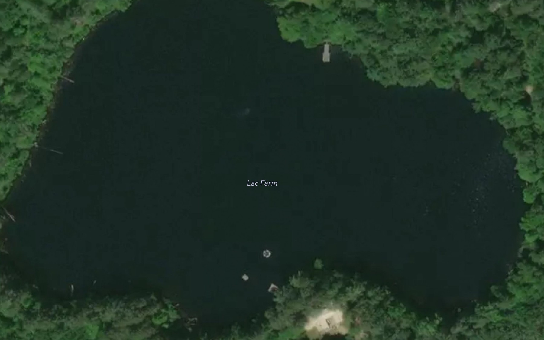 Satellite map of the Lac Farm