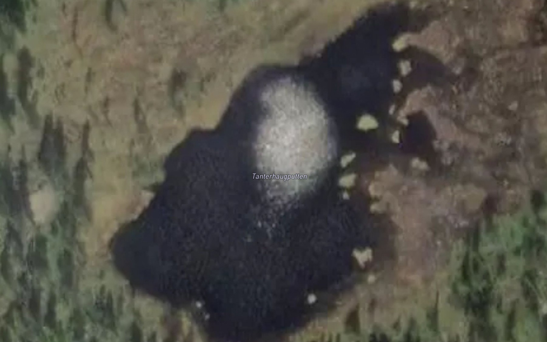 Satellite map of the Tanterhaugputten