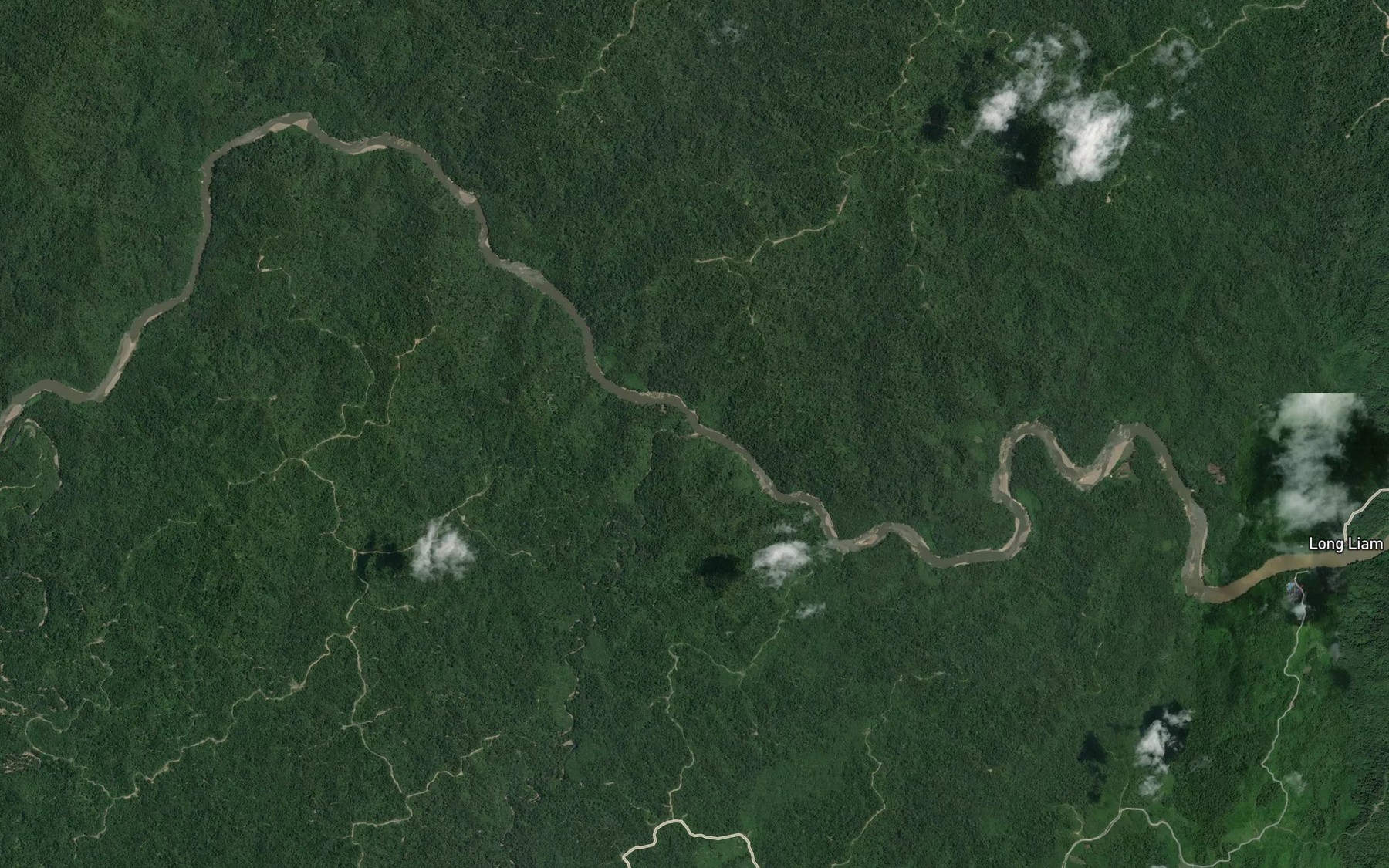 Satellite map of the Sungai Kluang