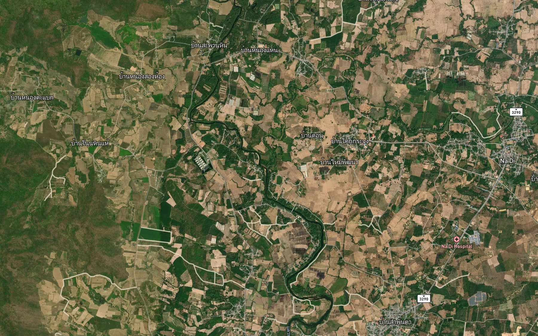 Satellite map of the Huai Yang