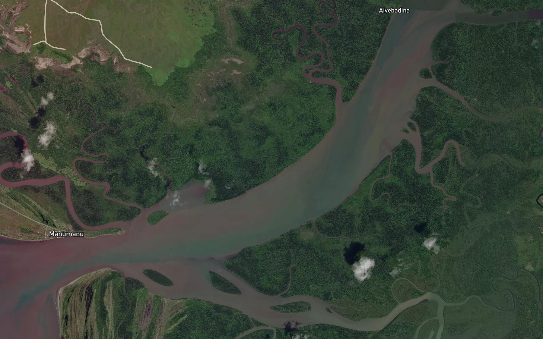Satellite map of the Mairi Creek