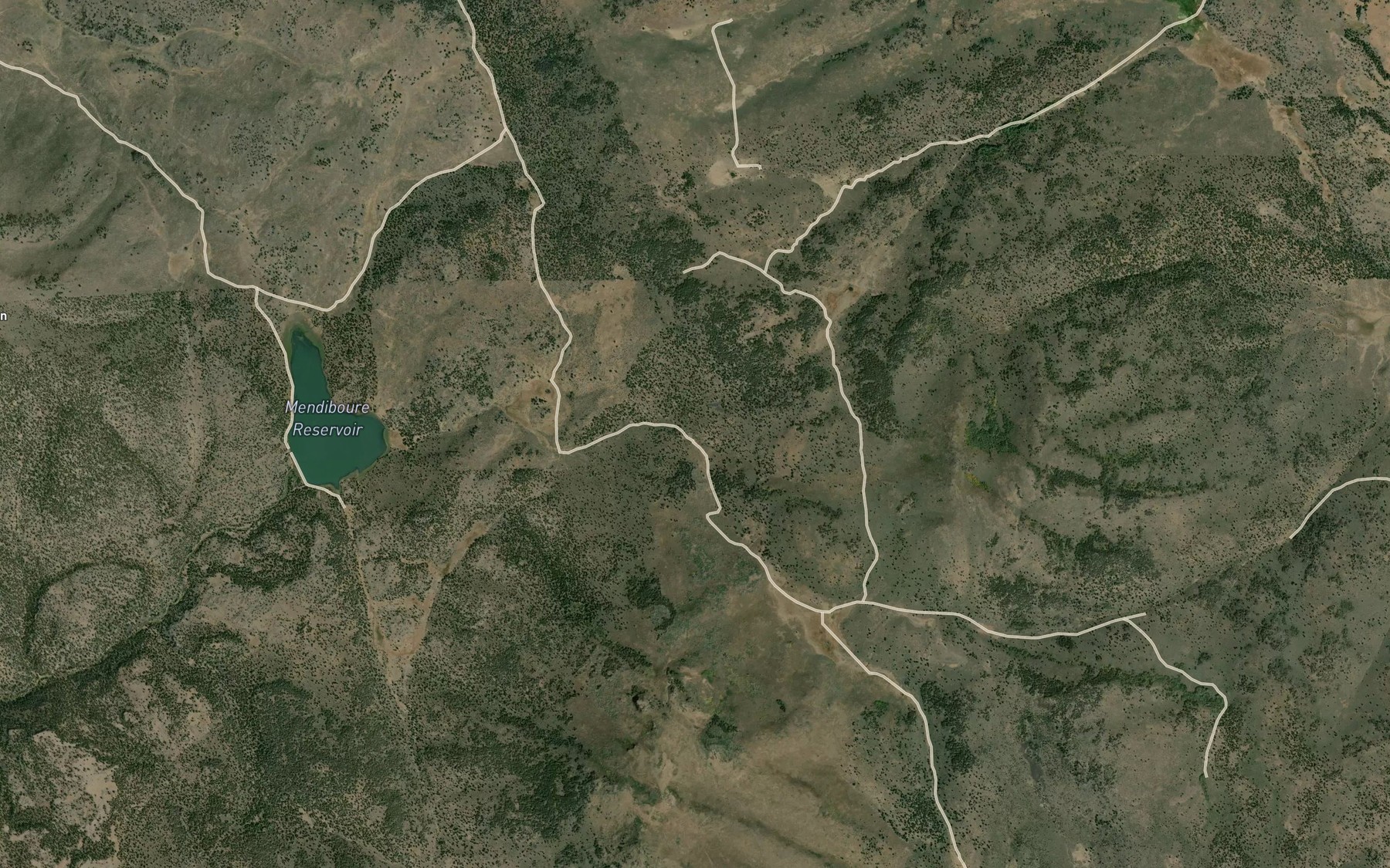 Satellite map of the Poulsen Spring