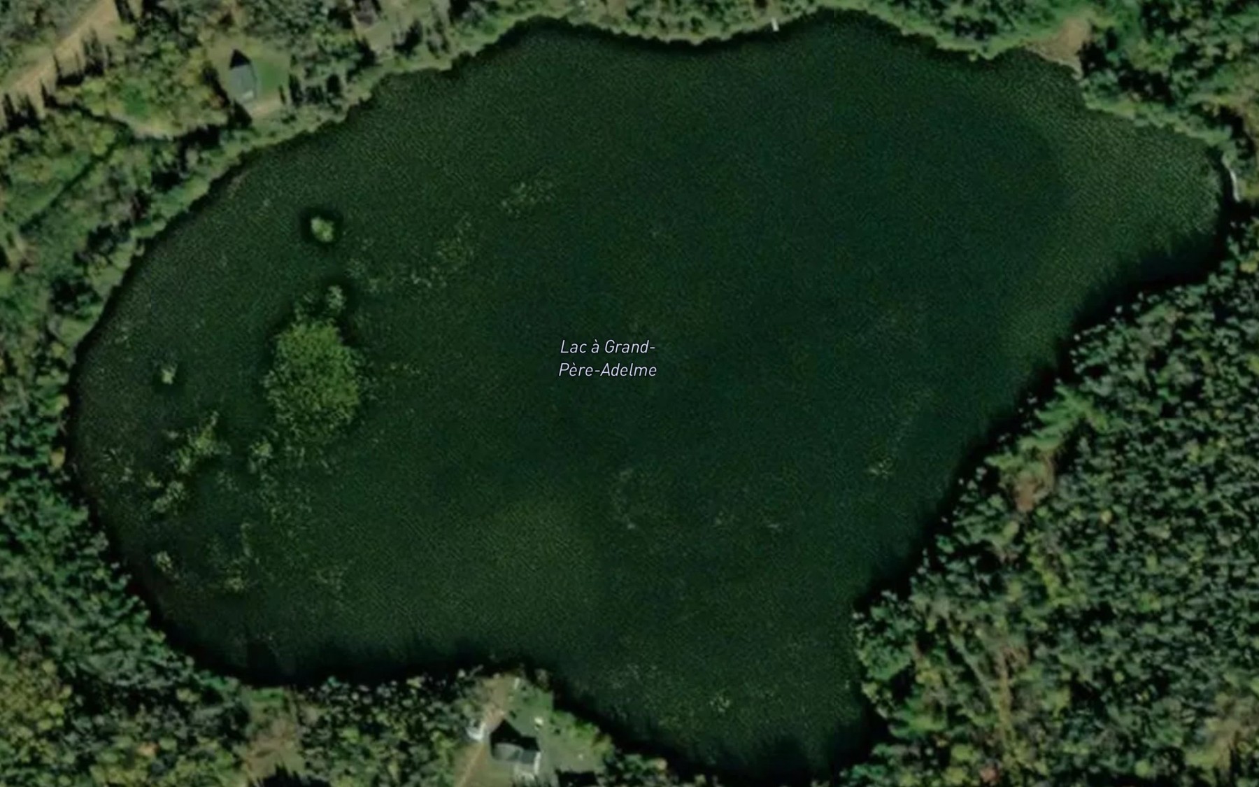 Satellite map of the Lac a Grand-Pere-Adelme