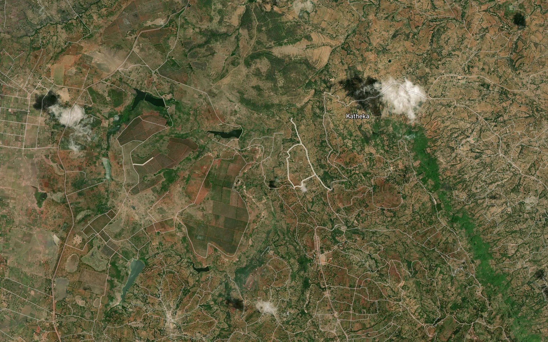 Satellite map of the Kyamutwoi