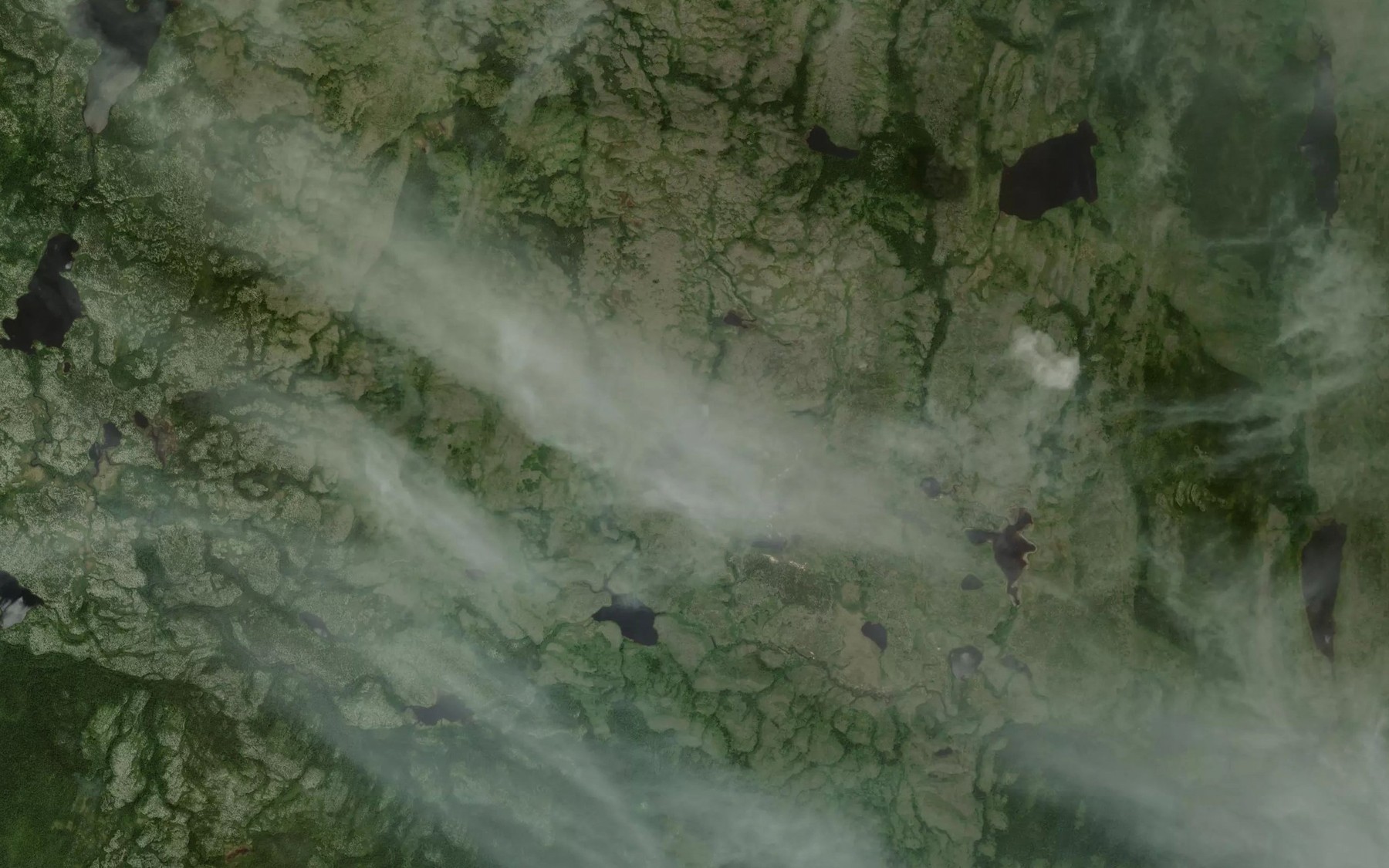 Satellite map of the Lac des Perches